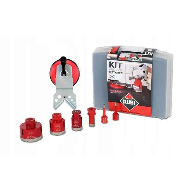 Sada 6 Diamantových Korunek Drygres 6-68 MM Závit M14 06969 Rubi