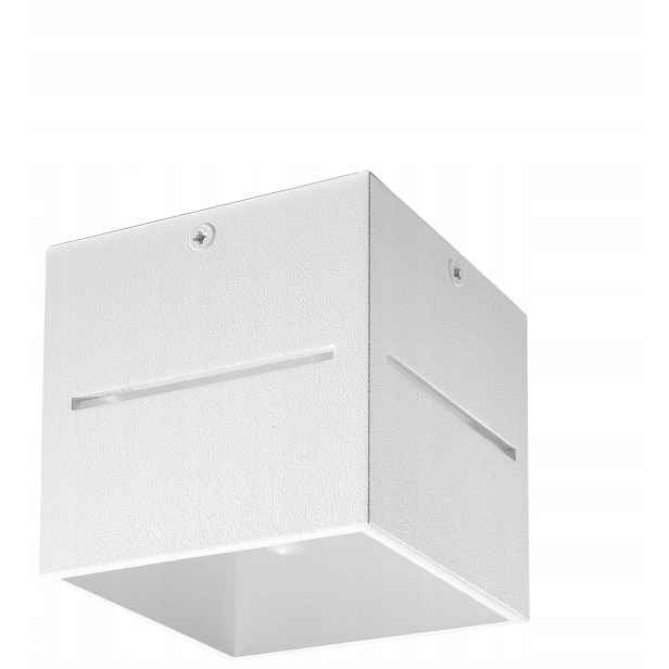Sollux Spot Lobo Bílý 1xG9 40W Kovové nástěnné svítidlo Čtvercové