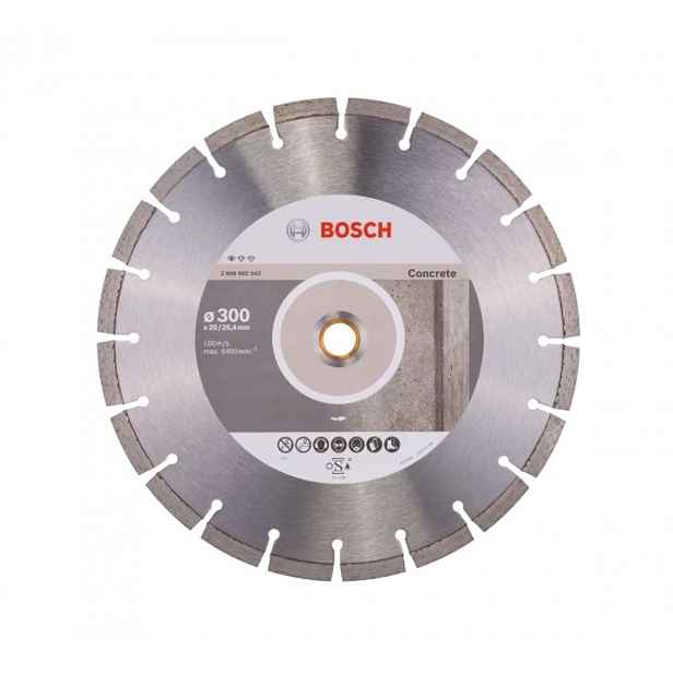 Bosch - Diamantový řezný kotouč na beton 300x20/25,4 mm 2608602543