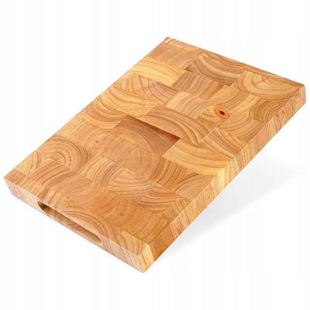 Dřevěná Krájecí Deska 35 X 25 CM Z Kaučukového Orion Pro Servírování
