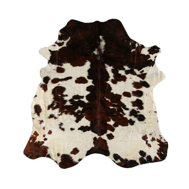 3 barevný koberec hovězí kůže Bos Taurus bílá, černá, hnědá - 180*250*0,3cm Mars & More