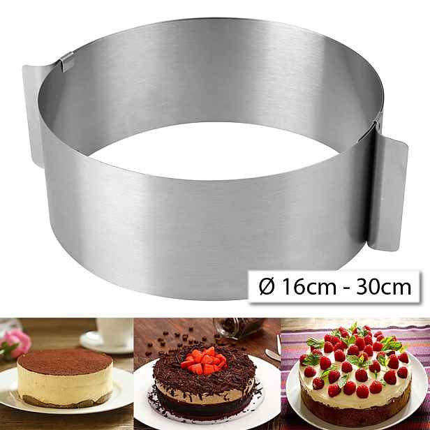 Bestime 8576 Dortová forma ve tvaru kruhu nastavitelná 16-30 cm