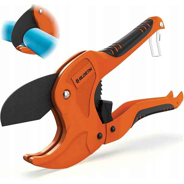 Pevné A Odolné Nůžky Na Trubky S Ráčnou, Průměr 42 mm, Oranžové