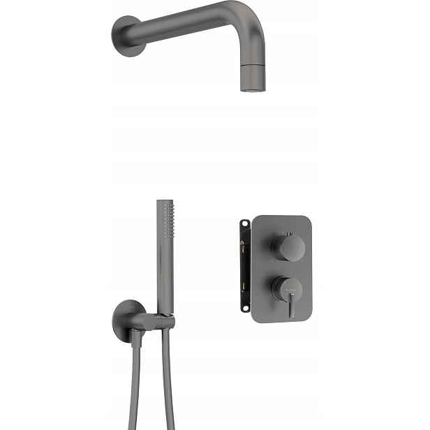 Podomítkový Sprchový Set s BOXem a stříkací hlavicí, Design