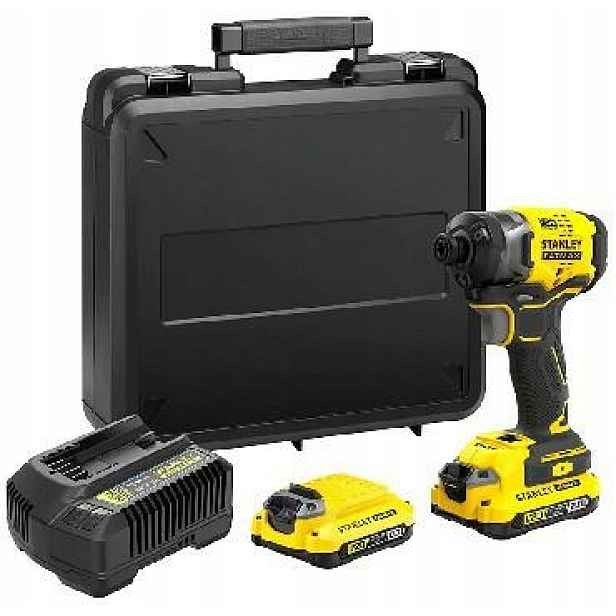 Stanley Příklepový Šroubovák 18V V20 190Nm 2x2,0Ah SFMCF820D2