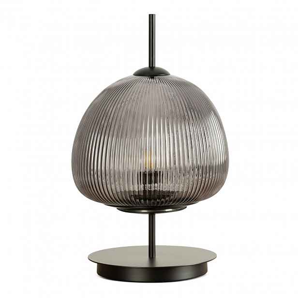 Stolní lampa Ruth grafitová, kovovo-skleněná Ø26 × 41 cm E27