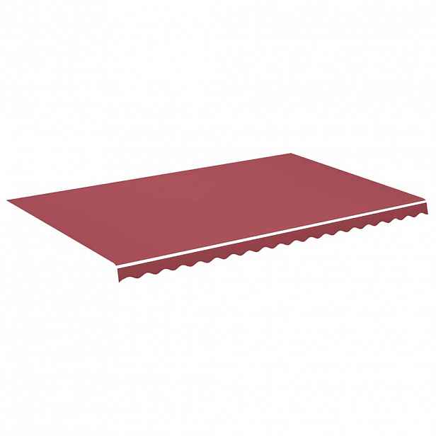 vidaXL Náhradní plachta na markýzu vínově červená 500 x 300 cm polyesterová