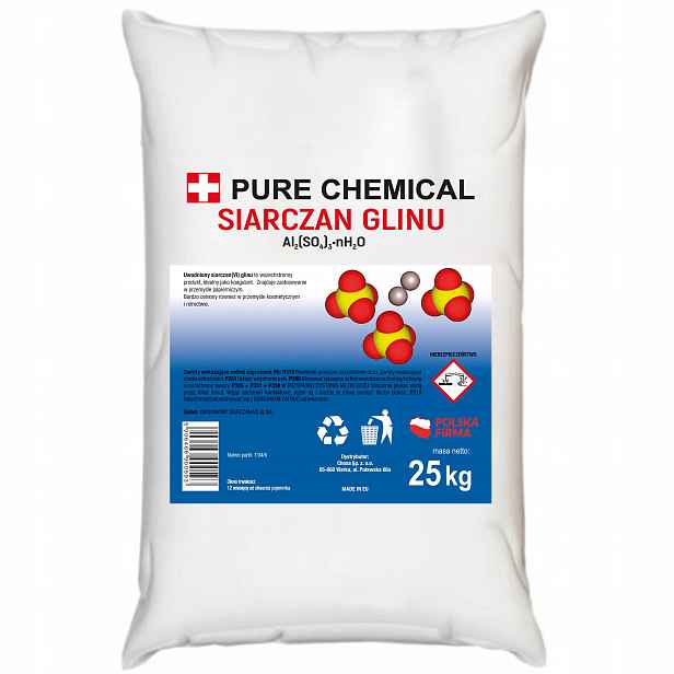 Síran Hlinitý Modrý Hortenzie Čistý Bez Přísad Snižuje pH 25 kg