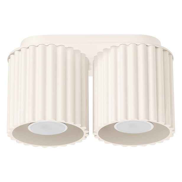 Béžové kovové bodové svítidlo 10x21 cm Zora – Sollux