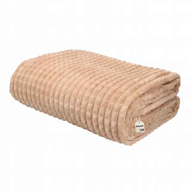Deka 200X220 Přikrývka Na Postel Z Mikrovlákna, Teplá, Extrudovaná