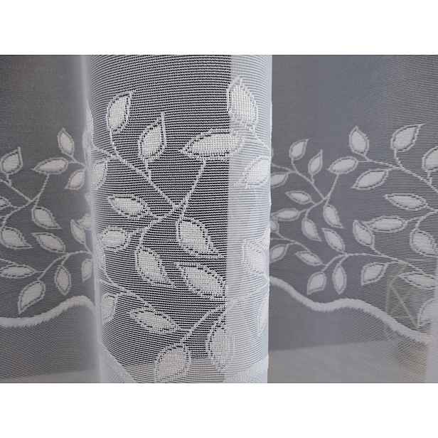 Mg Záclona žakár 35446 Bílá 500x120 cm Hotová Obšitá M