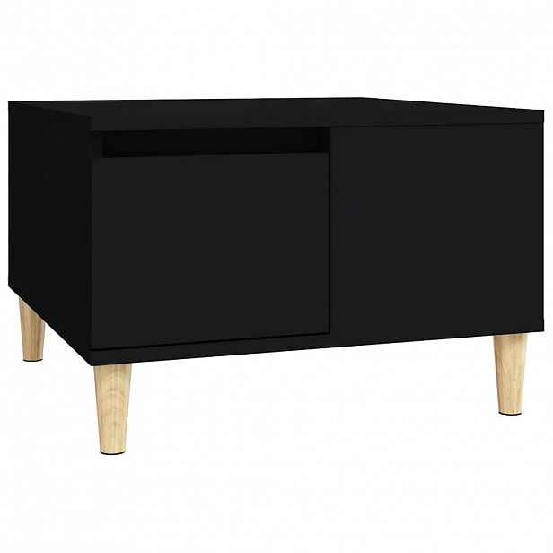 vidaXL Konferenční stolek černý 55 x 55 x 36,5 cm kompozitní dřevo