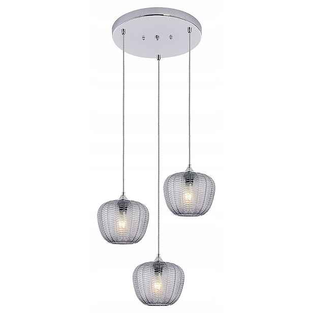 Závěsná lampa E27 3x40W barva chrom 3178 Monet Rabalux
