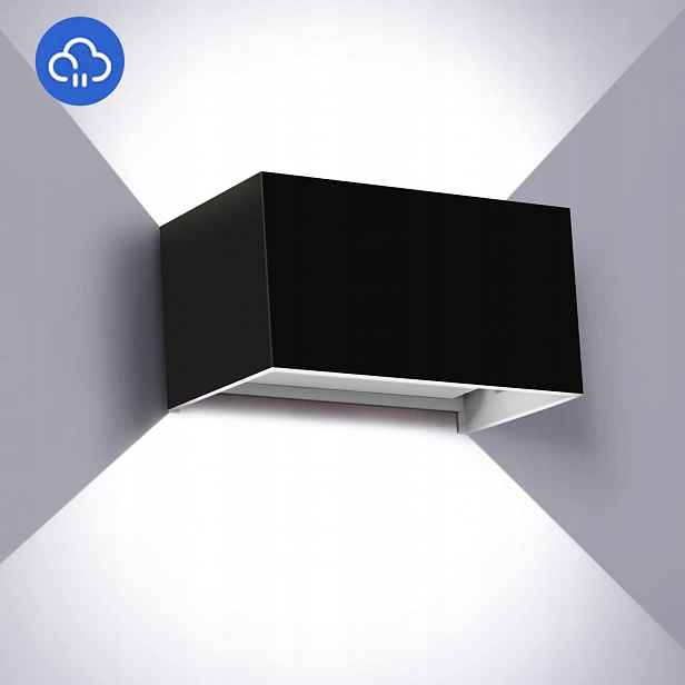 Nástěnná fasádní Led lampa Venkovní zahradní nástěnné svítidlo IP65 Nahoru Dolů 24W