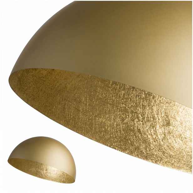 Stropní zlatá Sfera do kuchyně, výrazná moderní forma Sigma Lighting