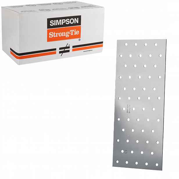 Tesařské spojky ploché 100 x 240 mm 50 st Perforované destičky Simpson NP20
