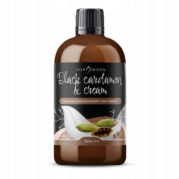 Vonný olej do svíček Černý Kardamom a Smetana 500 ml
