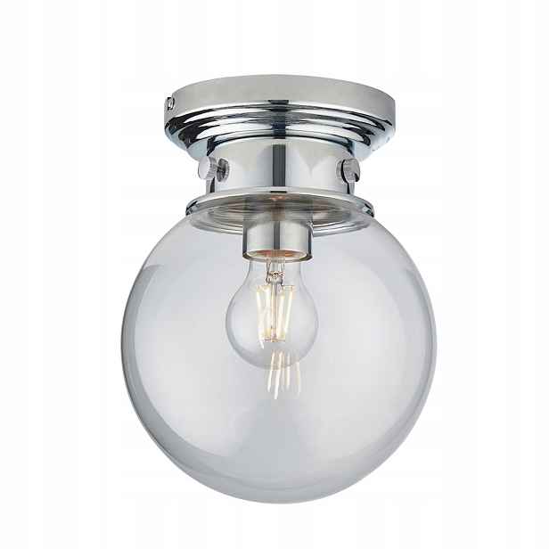 Endon Cheswick koupelnová lampa chromovaná koule IP44 skleněná E27