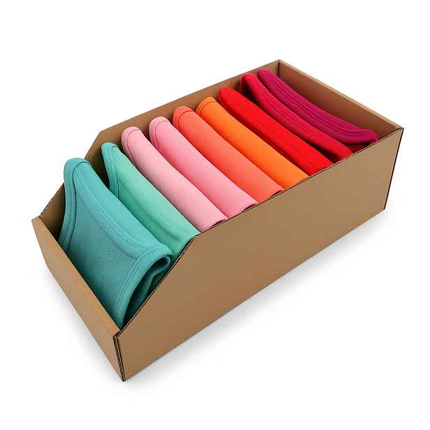 KARTON PAK Úložné boxy na oblečení, organizéry do skříně EKO KARTON 20 x 47 cm