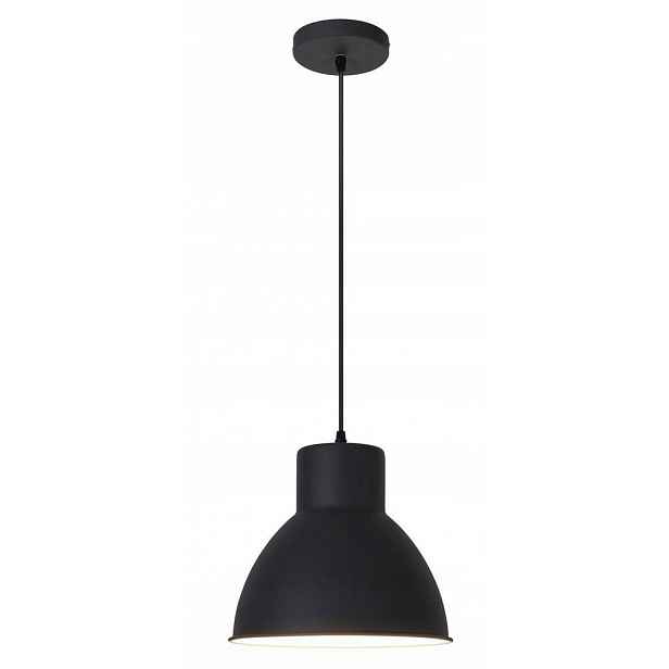 Šedá závěsná lampa Derek industriální nad stůl v kuchyni Rabalux