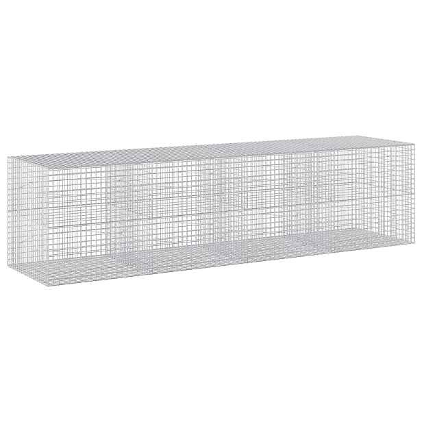 vidaXL Gabion s drátem 5 mm a síťkou 5x5 cm 400x100x100 cm