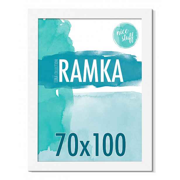Rámeček 70x100 B1 Rámeček Na Fotografie Plakát Rámečky na fotografie bílá 100x70