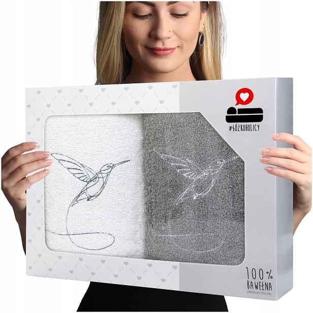Sada osušek jako dárek z froté, 2 kusy, 70x140, Luba, sada