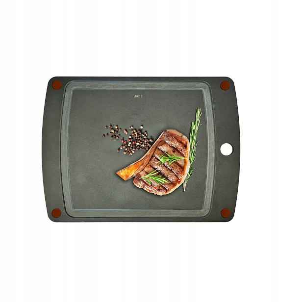 Jade Gourmet Chef krájecí prkénko 44 x 32 cm, hnědé, silikonové nohy