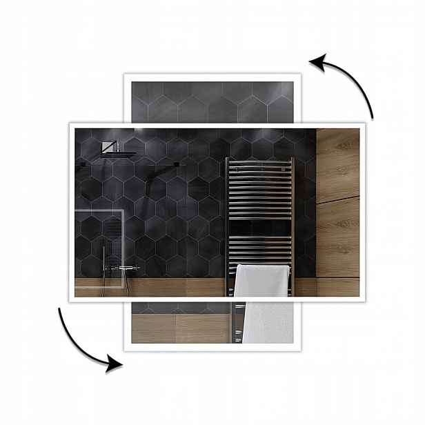 Led Zrcadlo Cold 70x50cm K24 Boston