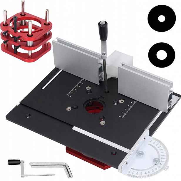 Router Lift Base Woodworking Milling Table Liftingový Systém Odolný Vůči Korozi