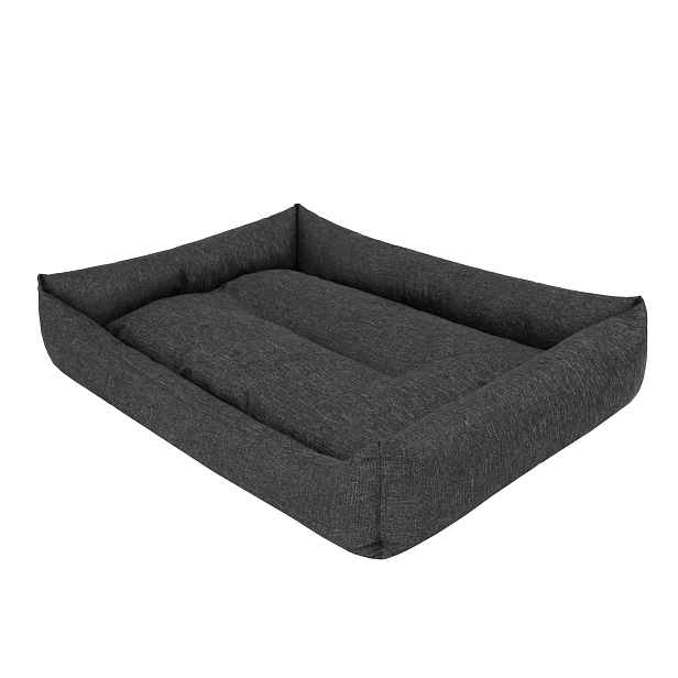 Pelíšek pro psy MONTY EKOLEN černý L, XL, XXL Rozměr: L-62x43 cm