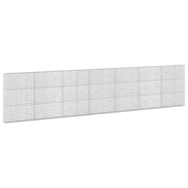 vidaXL Gabion s drátem 5 mm a síťkou 5x5 cm 700x20x150 cm