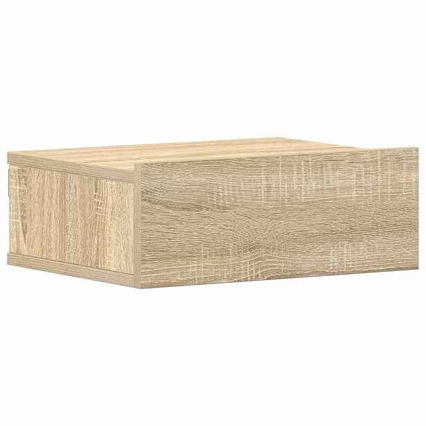 vidaXL Nástěnný noční stolek dub sonoma 40x30x15 cm kompozitní dřevo