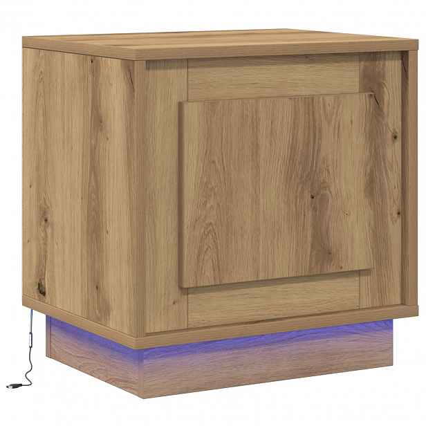 vidaXL Noční skříňka Artisanový dub 44 x 34,5 x 45 cm Kompozitní dřevo