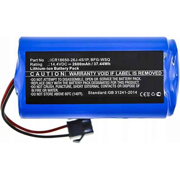 Akumulátor 14.4 V 2600 mAh pro Deebot 600 601 605 710 715 RoboVac 11-12 PA04
