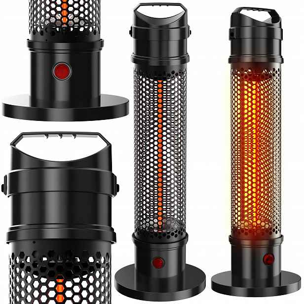 Elektrický Infračervený Ohřívač S Tepelným Zářičem, Topná Lampa 1200 W