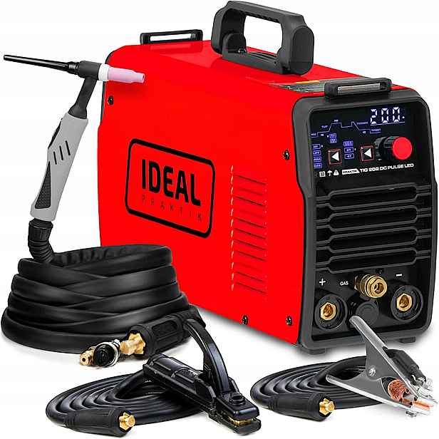 Invertorová Svářečka Praktik Tig 202 DC Puls Led Ideal 200A Mma