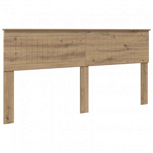 vidaXL Čelo postele Artisanový dub Kompozitní dřevo