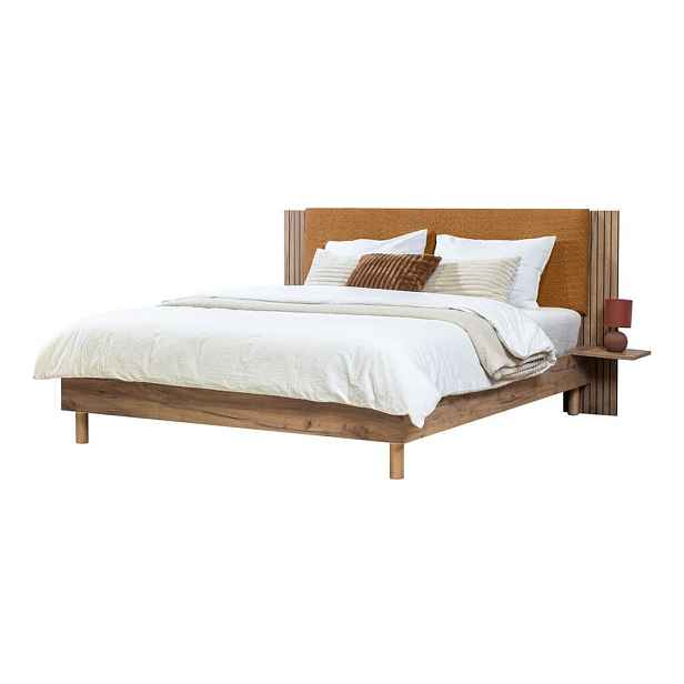 Dvoulůžková postel s roštem 140x190 cm Lior – Bobochic Paris