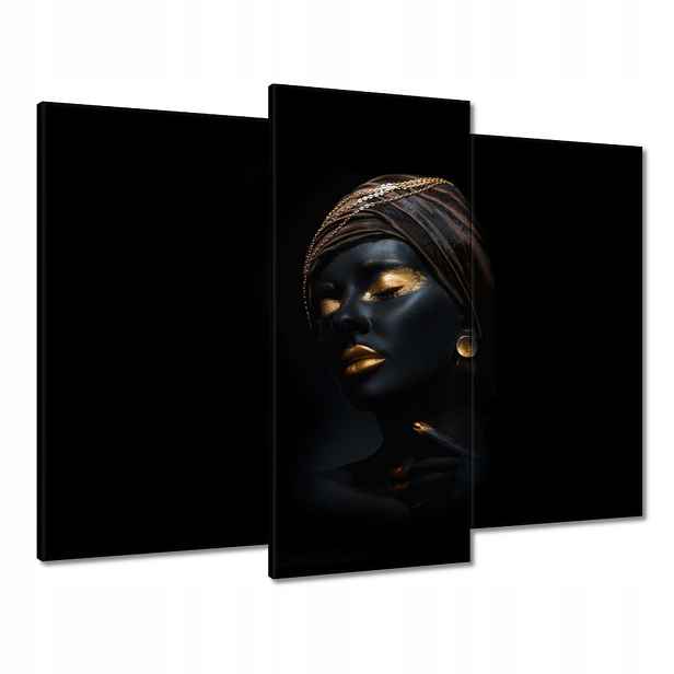 Obrazy 90x70 Zlatý Make-up