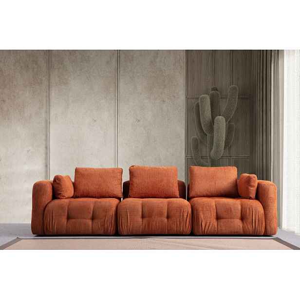 Trojmístná pohovka Amaris 3 Seater - Orange