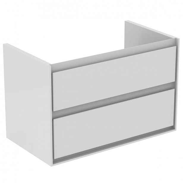 Koupelnová skříňka pod umyvadlo Ideal Standard Connect Air 80x44x51,7 cm šedý dub/bílá mat E0819PS