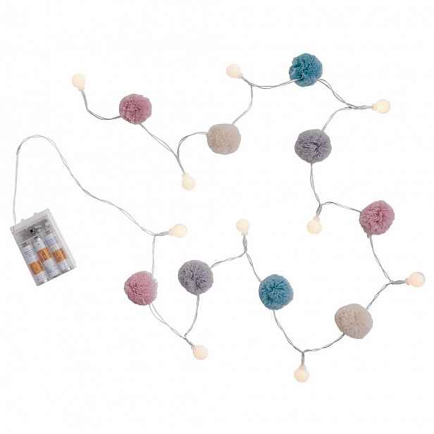 Butlers HIPPIE LIGHTS LED Světelný řetěz s USB 10 světel - mix barev