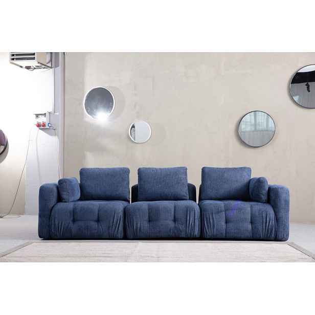 Trojmístná pohovka Amaris 3 Seater - Navy Blue