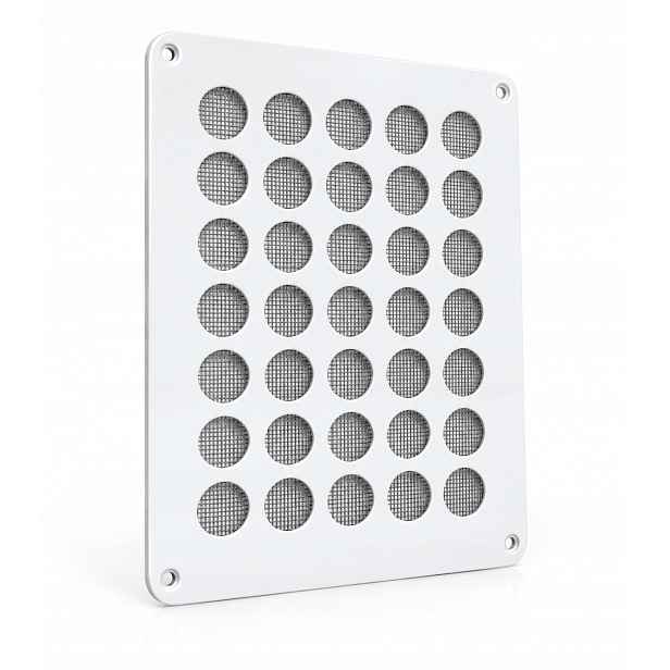 Ventilační Mřížka Kovová 14x21 17x24 Bílá