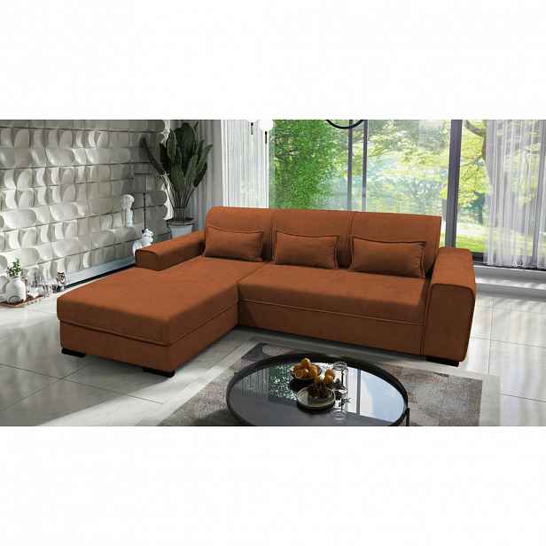 MID.YOU ROHOVÁ SEDAČKA, textil, rezavá