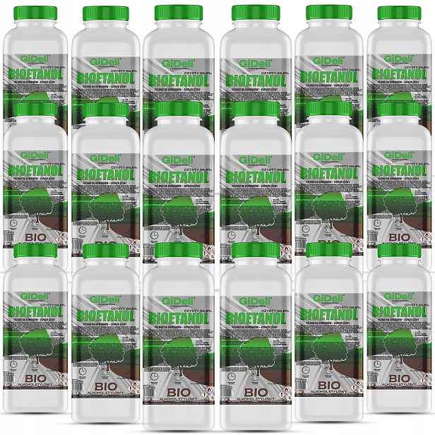 Bioetanol do krbu 18x 1L lesní vůně biopalivo