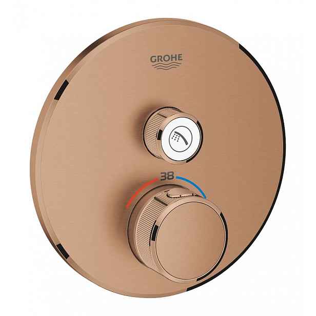 Grohe Grohtherm SmartControl - Termostatická baterie pod omítku, kartáčovaný Warm Sunset 29118DL0