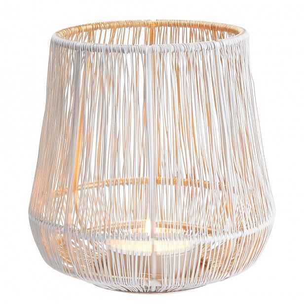 Butlers YOKO Svícen na čajovou svíčku 16 cm - bílá