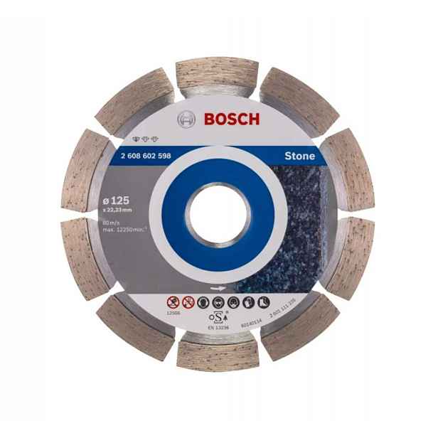 Bosch - Diamantový řezný kotouč na kámen 125x22,23 mm 2608602598